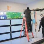 WGD Service Team installing Garage Door